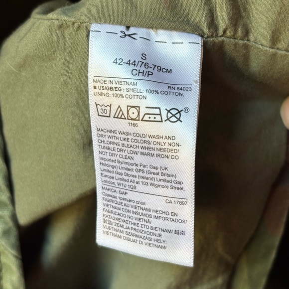 GAP Camouflage Men's Field Jacket Size Small 42-44 - Picture 13 of 16